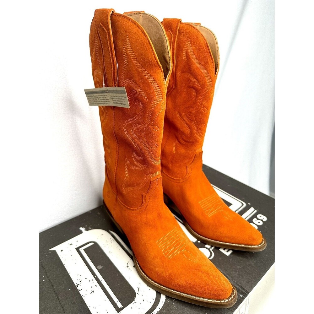 Dingo Out West Tall Snip Toe  Womens Size 8.5 M Casual Boots DI920-800 ITEM S1